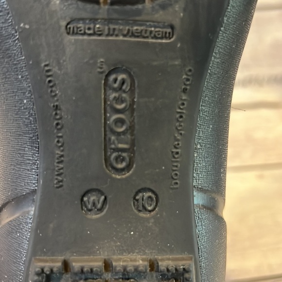 Crocs Patent Leather Toe Iconic Comfort Shoe Size 10 - Picture 5 of 5